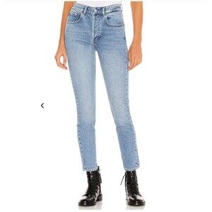 Boyish Women's Jeans Organic The Billy Stretch High-Rise Skinny Jeans size 23